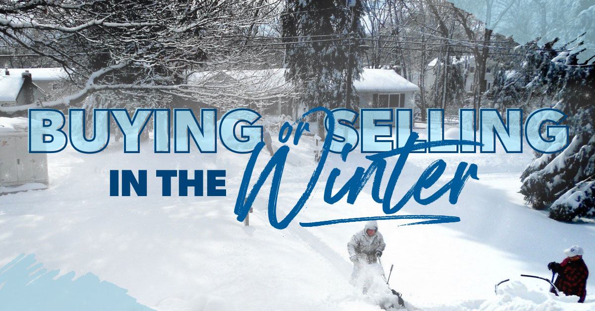 Selling a home in the winter.