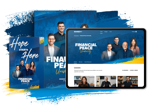 Financial Peace University dashboard with workbook